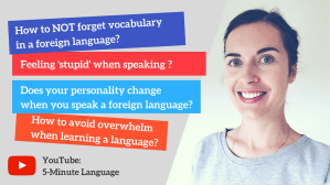 language learning videos on the 5-Minute Language YouTube channel