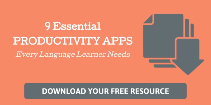 9 Essential Productivity Apps Every Language Learner Needs