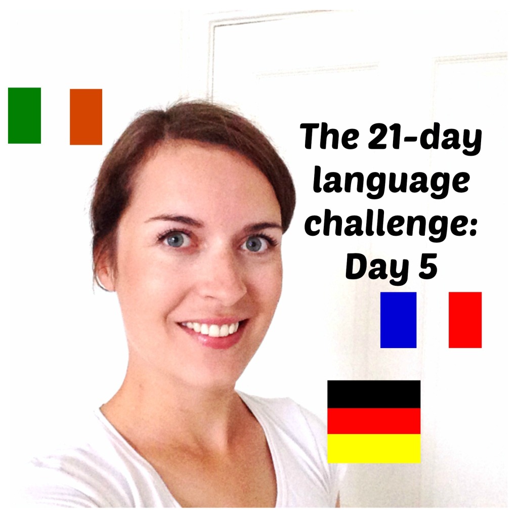 The 21-day language challenge: day 5