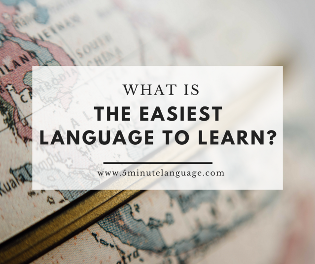 what is the easiest language to learn