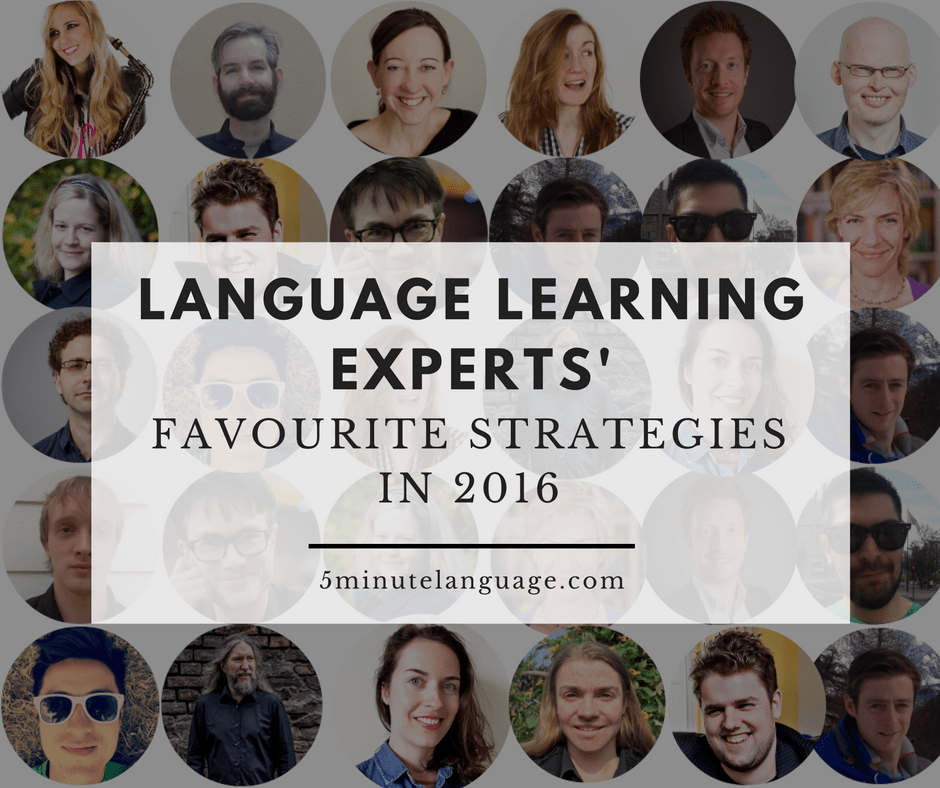Language Learning Experts’ Favourite Strategies in&nbsp;2016