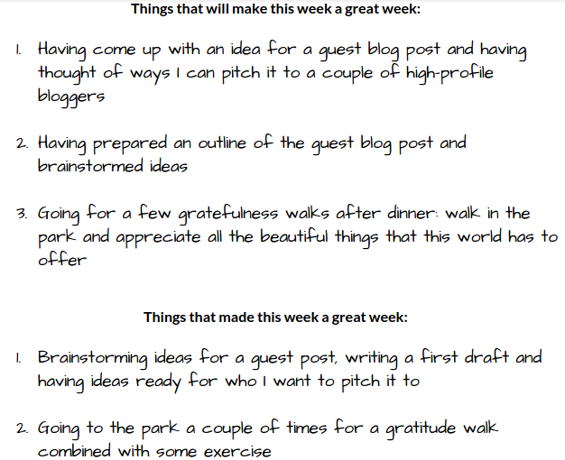 motivation journal example page 5 Minute Language